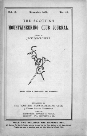 SMCJ Number 112 - Vol 19 - Nov 1931 cover